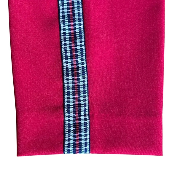 Ferrache MADE IN PORTUGAL Classic Skinny Trousers Dress Pant Women’s US 8 in Red - Picture 3 of 9